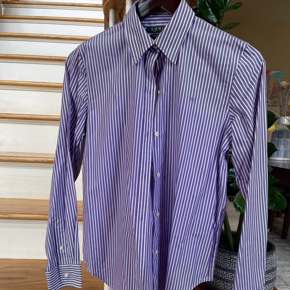 NWT RALPH LAUREN Non-Iron Straight-Fit Shirt